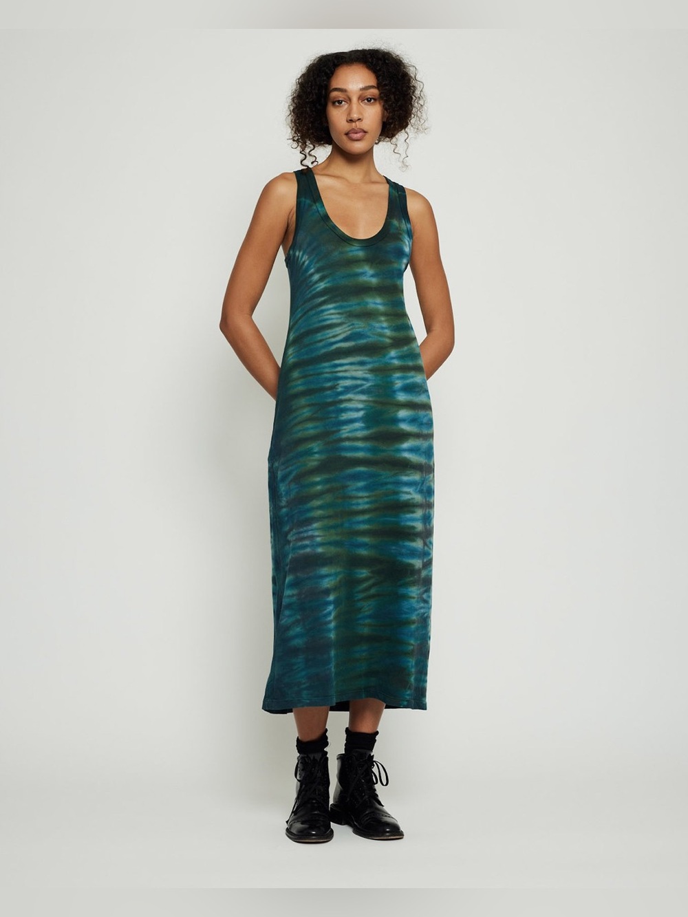 Raquel Allegra cotton Maxi Tank Dress nwt